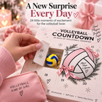 Volleyball Advent Calendar for Girls with 24 Hair and Sports Accessories 2026