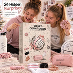 Volleyball Advent Calendar for Girls with 24 Hair and Sports Accessories 2026