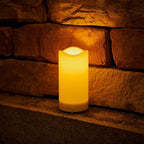 Flameless LED Candles with Melted-Wax Effect – Decorative Battery-Operated Mood Lighting