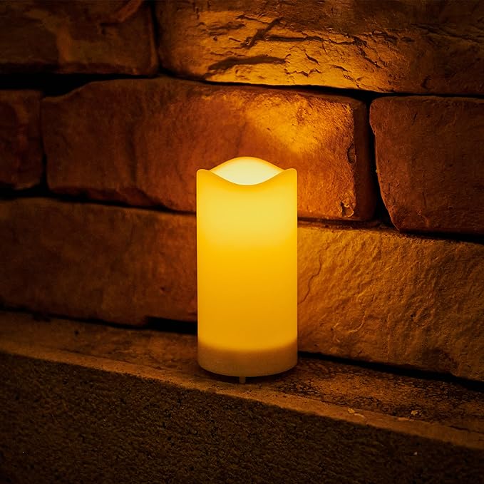 Flameless LED Candles with Melted-Wax Effect – Decorative Battery-Operated Mood Lighting