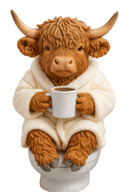 Highland Cow Advent Calendar with 24 Resin Figures 2026