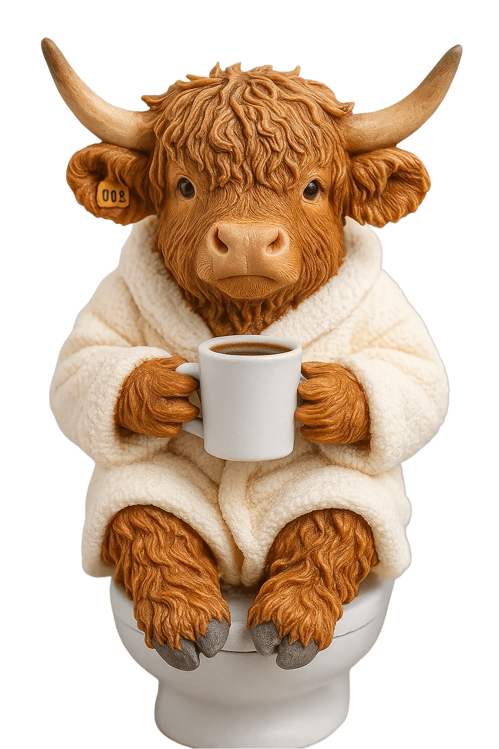 Highland Cow Advent Calendar with 24 Resin Figures 2026