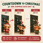 Zottelia | Highland Cow Figure Advent Calendar with 24 PVC Figures 2026