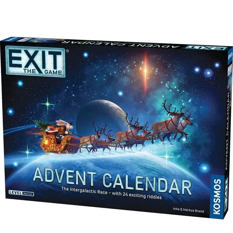 Escape Room Advent Calendar with 24 Space Puzzle Compartments 2026