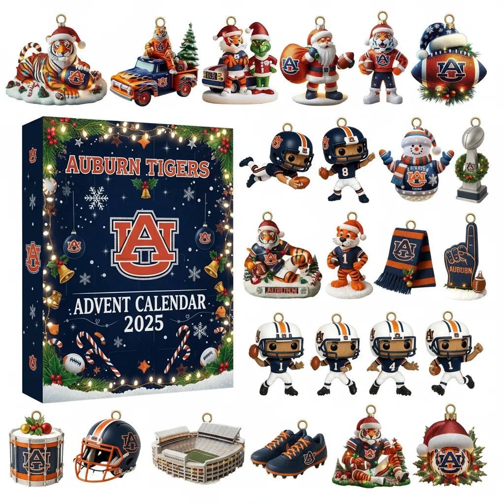 Christmas Motif Advent Calendar with 25 Compartments and Mini Surprises 2026