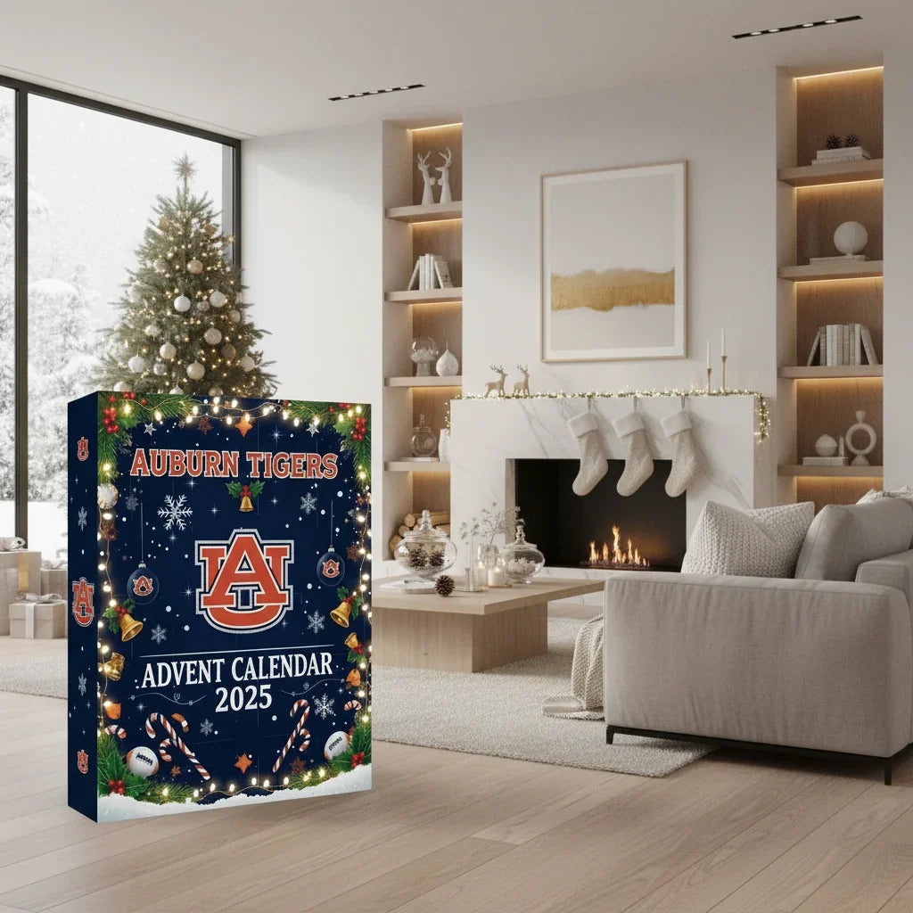 Christmas Motif Advent Calendar with 25 Compartments and Mini Surprises 2026