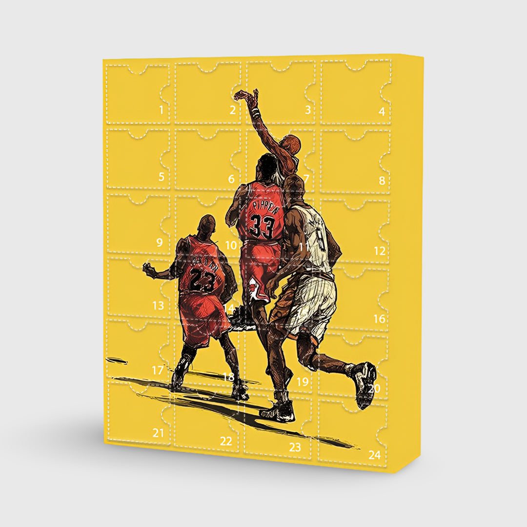 Basketball Figure Advent Calendar with Collectible Toy Figures 2026
