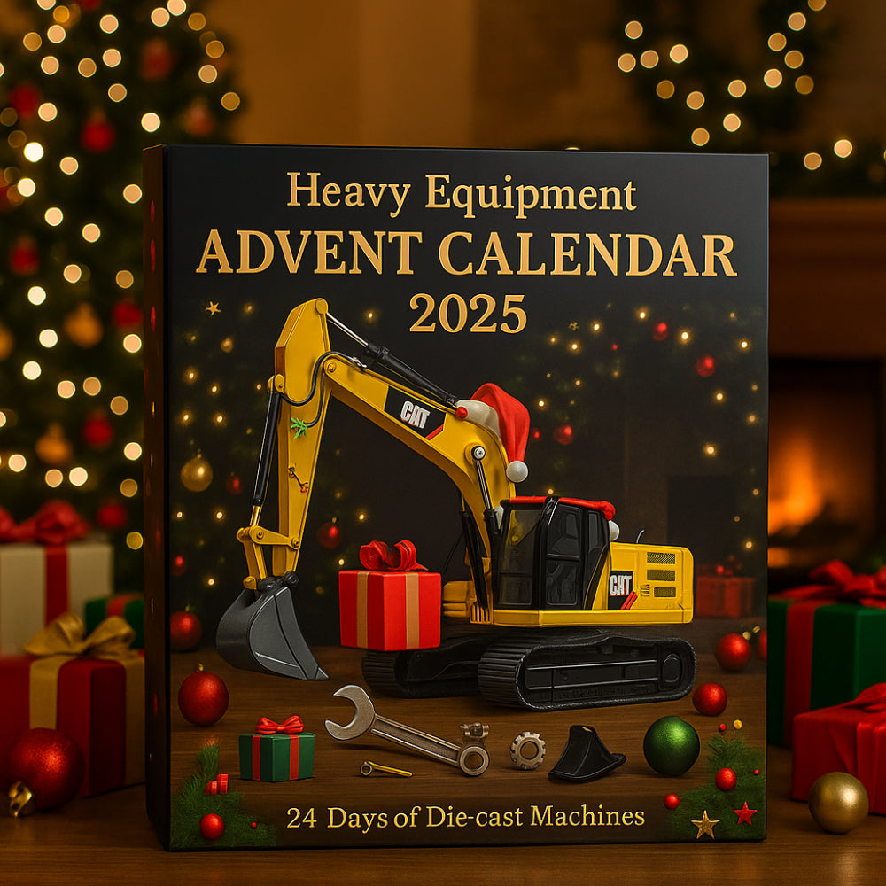 Construction Vehicle Advent Calendar for Kids with 24 Die-Cast Metal Models 2026