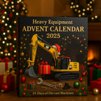 Construction Vehicle Advent Calendar for Kids with 24 Die-Cast Metal Models 2026