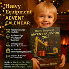 Construction Vehicle Advent Calendar for Kids with 24 Die-Cast Metal Models 2026