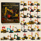 Construction Vehicle Advent Calendar for Kids with 24 Die-Cast Metal Models 2026