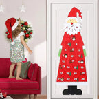 Father Christmas Felt Advent Calendar to Fill with 24 Pockets 2026