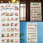 Advelia | Fillable Fabric Advent Calendar with 24 Pockets for Wall Hanging