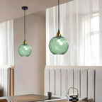 Smoked Glass Globe Pendant Light – Grey, E26, 20 cm, Mood Lighting for Dining Table, Living Room & Bedroom