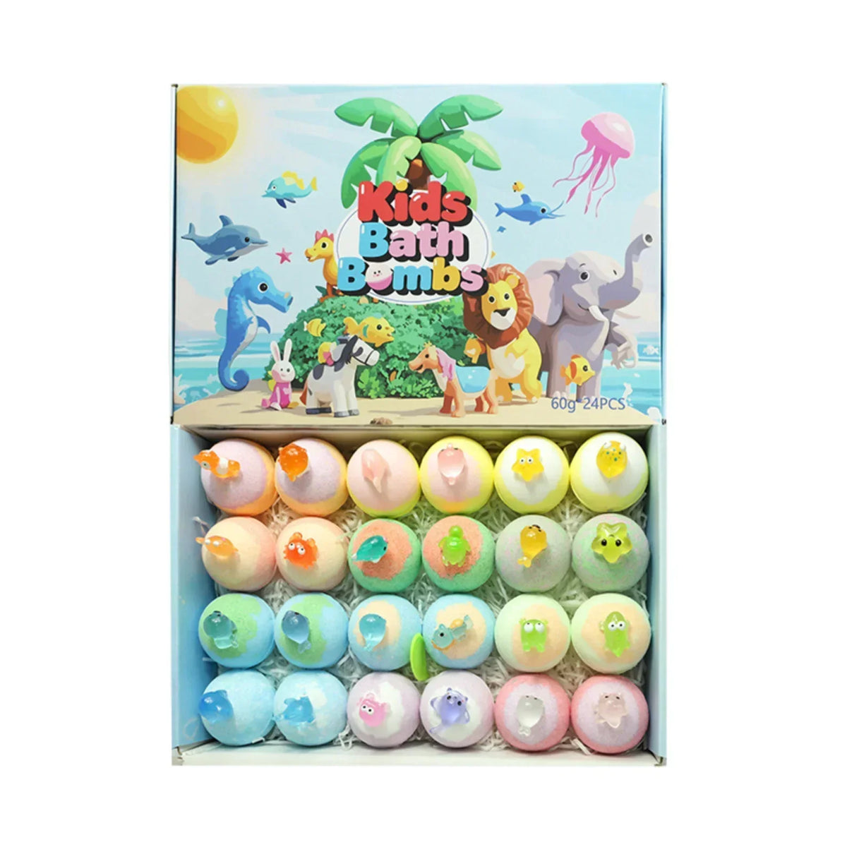 Bath Bomb Advent Calendar with 24 Bath Bombs or Shower Steamers 2026