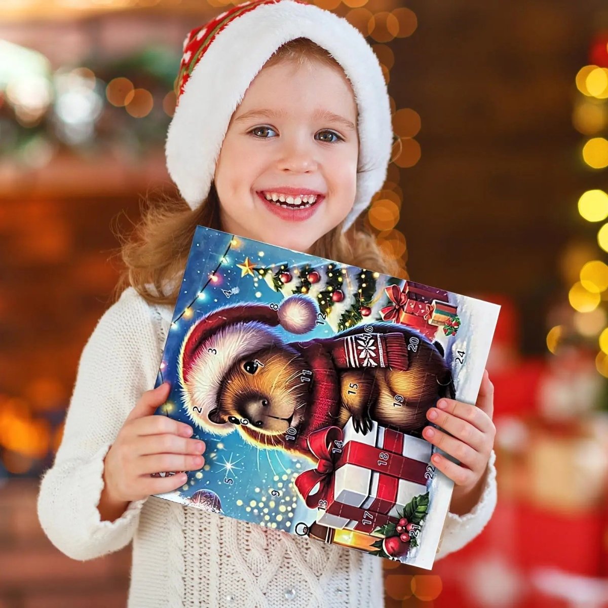 Capolina | Kids Advent Calendar with 24 Capybara Figures in ABS