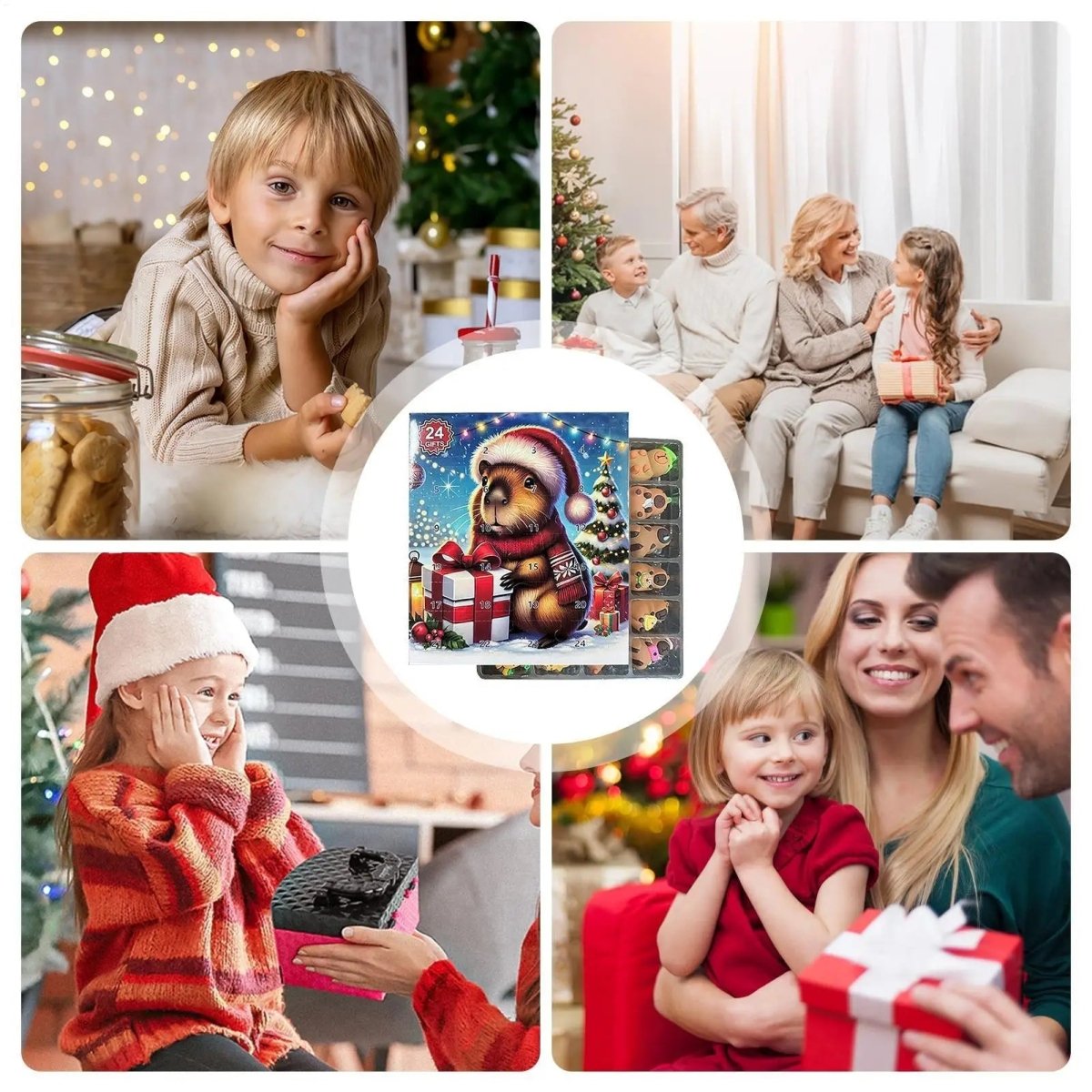 Capolina | Kids Advent Calendar with 24 Capybara Figures in ABS