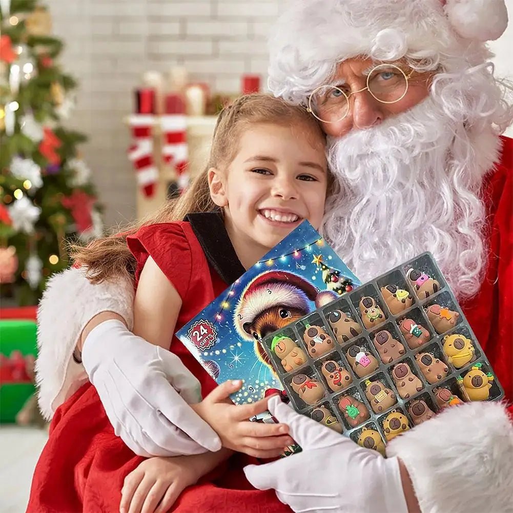 Capolina | Kids Advent Calendar with 24 Capybara Figures in ABS