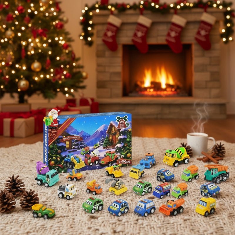 Speedjoy | Car Advent Calendar for Kids with 24 Die-Cast Miniature Cars