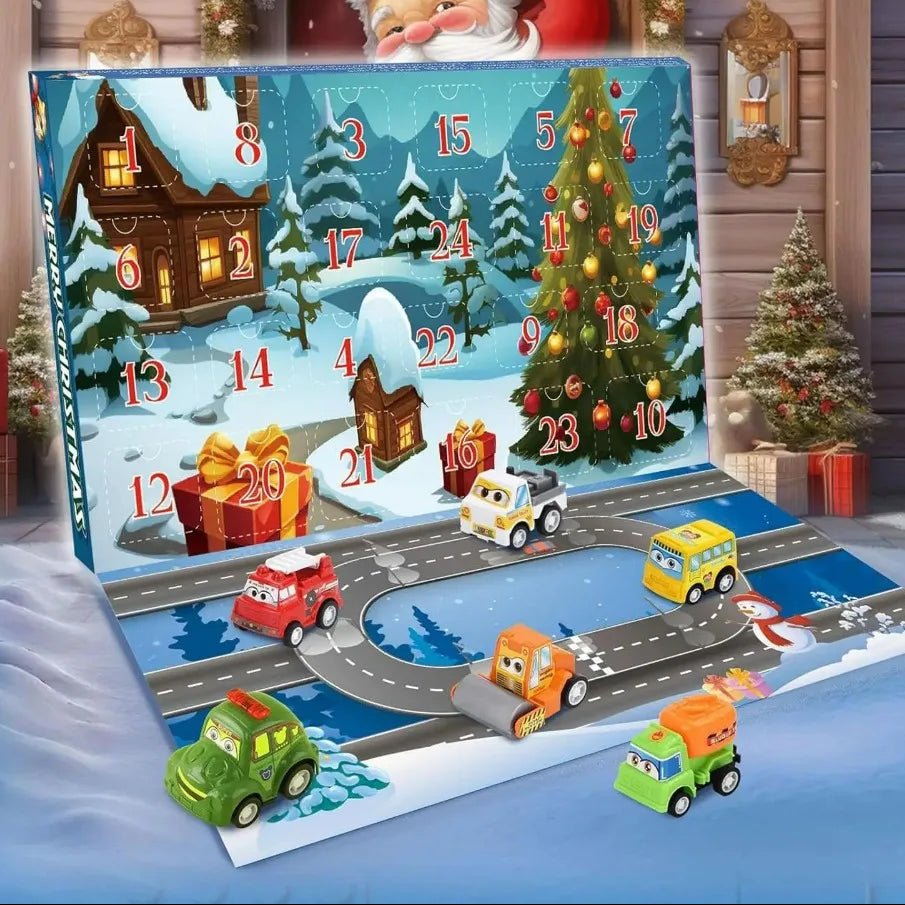 Speedjoy | Car Advent Calendar for Kids with 24 Die-Cast Miniature Cars