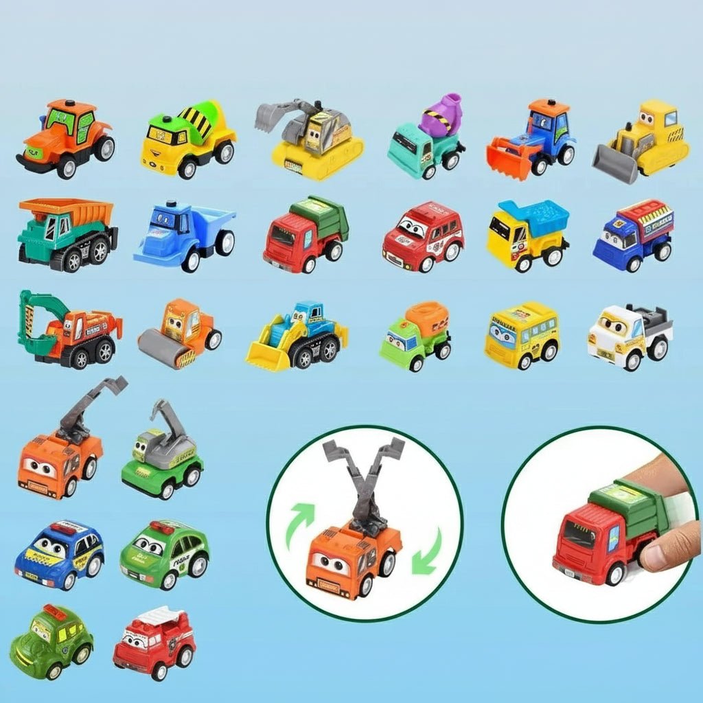Speedjoy | Car Advent Calendar for Kids with 24 Die-Cast Miniature Cars