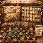 Ancient Civilisations Advent Calendar with 24 Archaeology Miniatures 2026