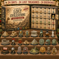Ancient Civilisations Advent Calendar with 24 Archaeology Miniatures 2026