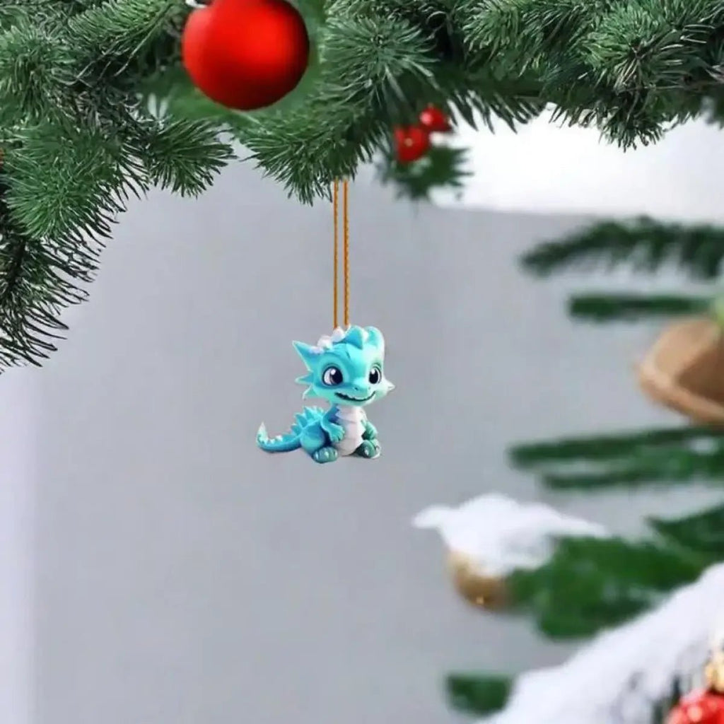 Dragon Pendant Advent Calendar with 24 Cartoon Dragon Charms 2026