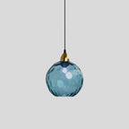 Smoked Glass Globe Pendant Light – Grey, E26, 20 cm, Mood Lighting for Dining Table, Living Room & Bedroom