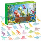 Dinoka | Kids Advent Calendar with 24 Collectible Dinosaur Figures