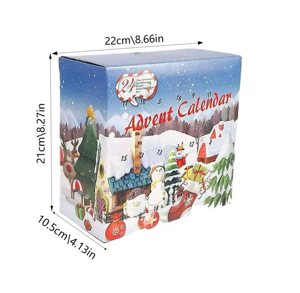 Dinosaur Advent Calendar with 24 Rubber Figures and Play Mat 2026