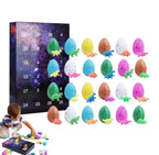 Dinosaur Advent Calendar with 24 Rubber Figures and Play Mat 2026