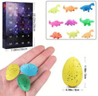 Dinosaur Advent Calendar with 24 Rubber Figures and Play Mat 2026