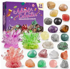 Mineral Advent Calendar with 24 Natural Stones for Collectors 2026