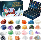 Mineral Advent Calendar with 24 Natural Stones for Collectors 2026