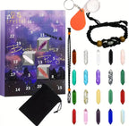 Mineral Advent Calendar with 24 Natural Stones for Collectors 2026