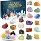 Mineral Advent Calendar with 24 Natural Stones for Collectors 2026