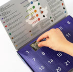 Mineral Advent Calendar with 24 Natural Stones for Collectors 2026