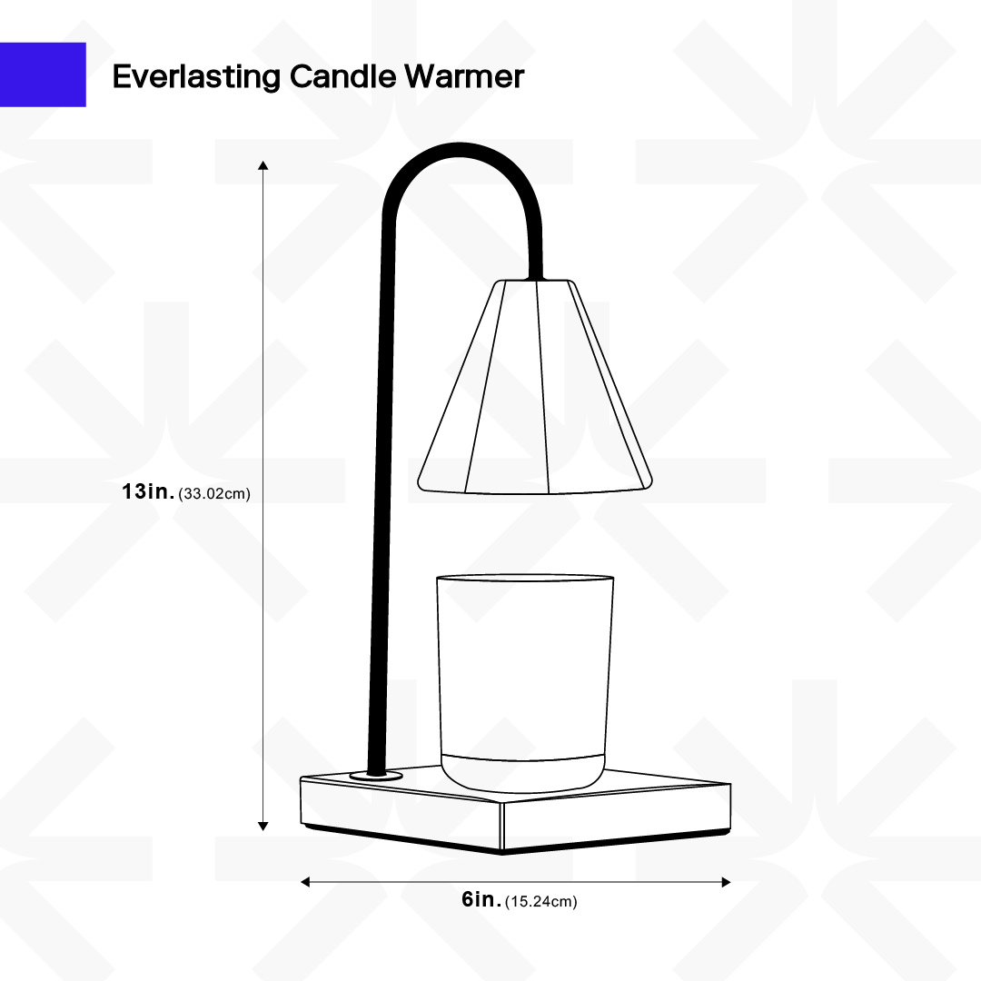 Candle Warmer Lamp with Timeless Marble Finish – Flameless Warmth