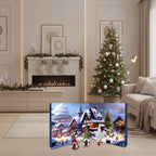 Fillable Gnome Fabric Advent Calendar 2026 with 24 Numbered Pockets