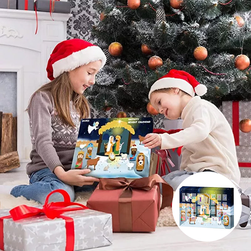 Noelino | Nativity Advent Calendar for Kids with 24 Play Figures