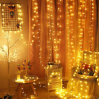 LED Fairy Lights – Warm White String Lights with Balls, Flowers, Stars or Snowflakes for Bedroom, Indoor & Outdoor