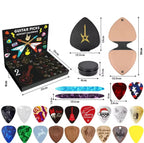 Guitar Pick Advent Calendar with 24 Plectrums and Storage Case 2026