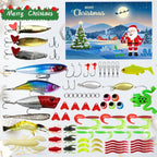Fishing Tackle Advent Calendar 2026 with 73-Piece Angling Set