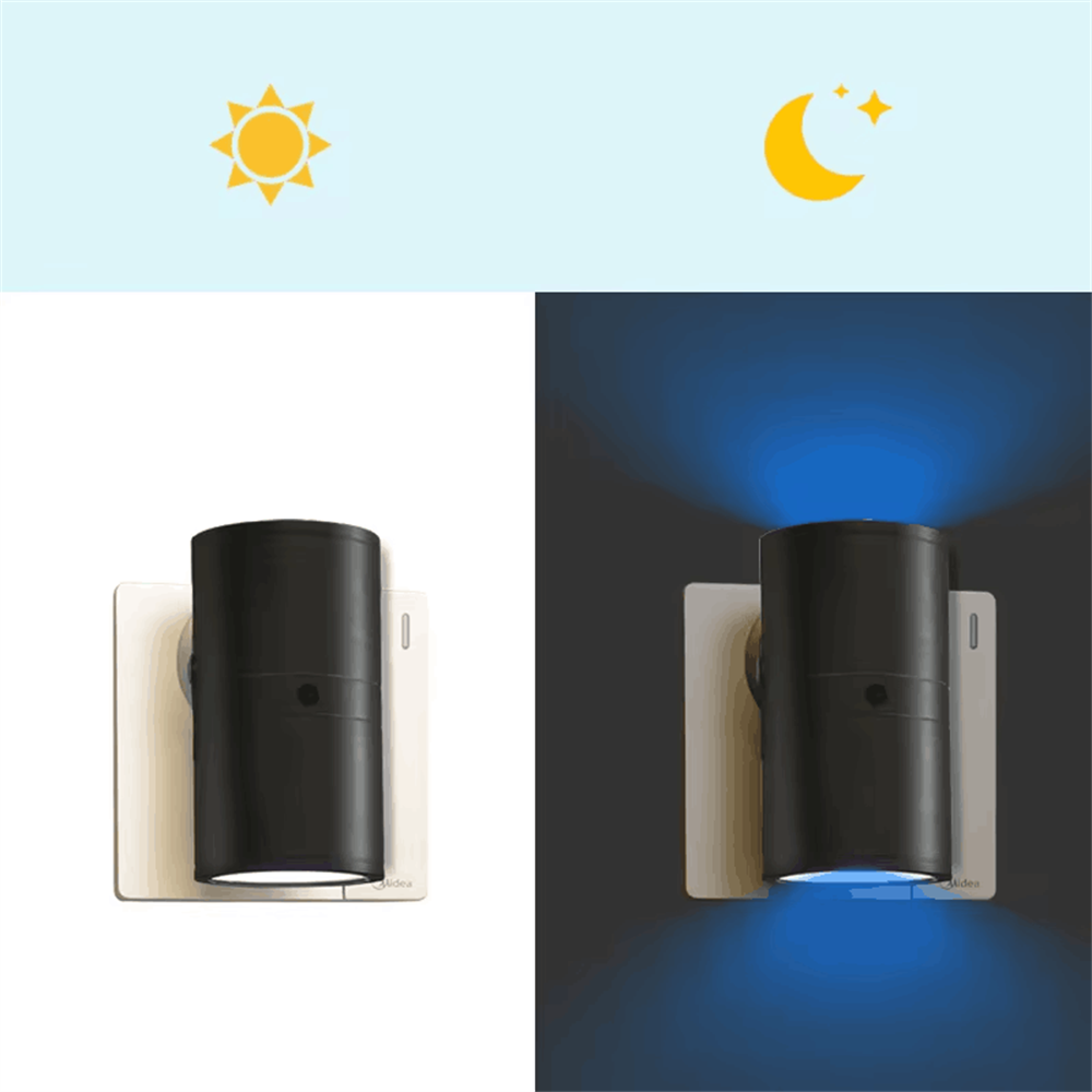 Minimalist LED Wall Light with Light Sensor – Automatic Day & Night Function for Modern Interiors