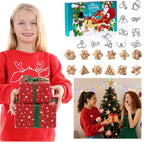 Brain Teaser Advent Calendar with 24 Metal and Wooden Puzzles 2026