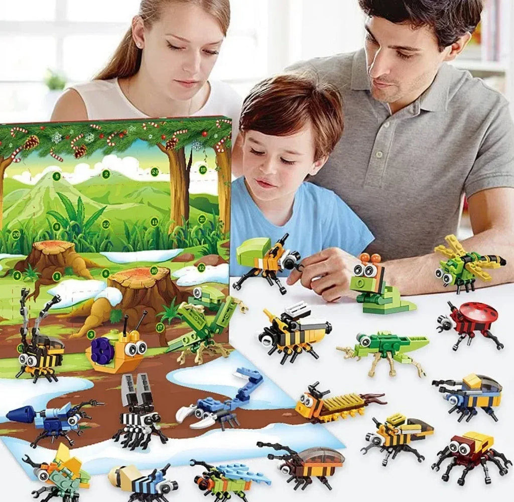 Building Blocks Advent Calendar with 24 Mini Brick Models 2026