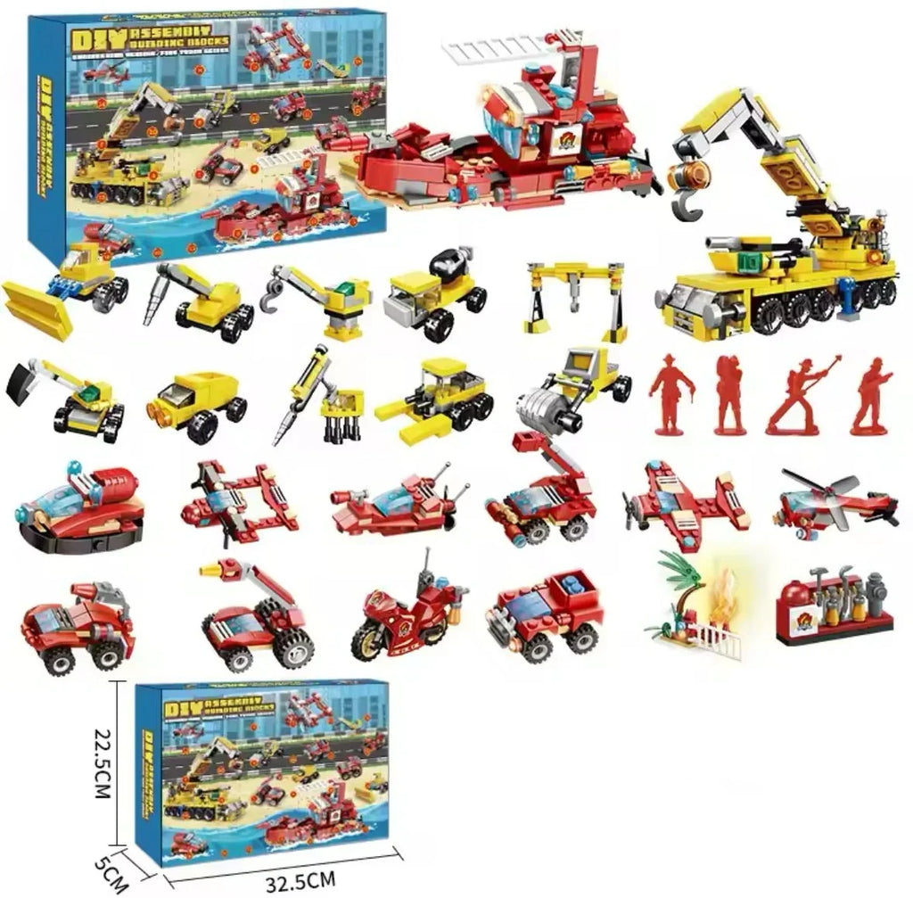 Building Blocks Advent Calendar with 24 Mini Brick Models 2026