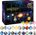 Solar System Advent Calendar with 24 Planet Pendants 2026