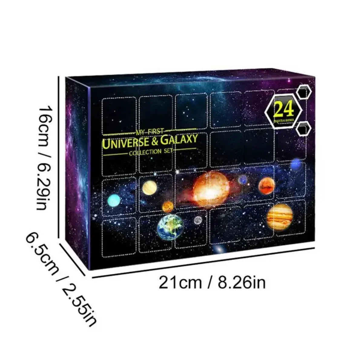 Solar System Advent Calendar with 24 Planet Pendants 2026